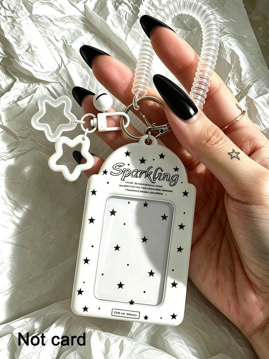 Lucky Star Card Pack; Comes With A Detachable Pendant. Suitable For Student ID Card And Bank Card. Essential For Returning To School, Holiday Gifts - Multicolor - View 1
