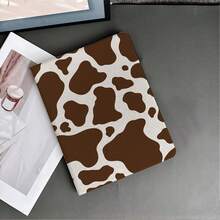 1件復古棕色牛紋平板翻蓋保護殼，附筆槽，相容 iPad 10代 Smart Case/Air 13(M3 2025)/Air 11/11(A16 2025)，相容 OPPO Pad、MatePad、Pad、Honor Pad、Pad - 彩色 - 查看 11