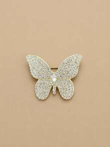1 PC Sparkling Butterfly Brooch For Women, Designer Style Small Quality Suit Pin, Exquisite Insect Brooch Accessory - Perfect Gift For Halloween, Christmas, Summer Anti-Exposure Accessory. Very Suitable As A Gift For Ladies. - Multicolor - View 7