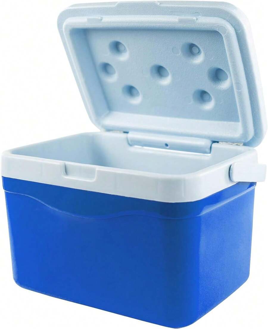 Hielera PortáTil De 5 Litros (5.2 QT)| Capacidad Para 6 Latas| Enfriador| Enfriador Resistente Y Liviano| Hielo - Azul - Ver 1