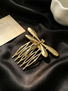 1/2/5pcs Gold Dandelion Side Hair Combs, Bridal Wedding Hair Accessories, Bridesmaid Updo, Party & Vacation Suitable - Multicolor - View 21