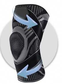 Unisex, 1pc Knee Support With Strap, Relieve Knee Pain, Knee Compression Sleeve, Provide Knee Support For Work, Running, Weightlifting, Fitness, Suitable For Outdoor, Sports, Travel, Home, Office, School And Other Occasions - Multicolor - View 7