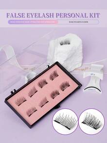 Glue-Free Magnetic Design Soft Fluffy Curly Eyelashes With Natural Arc, Lightweight And Comfortable On Eyelids, Exquisite Makeup Look - View 1