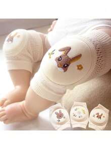 Baby Knee Pads Set, Infant Crawling & Walking Anti-Fall Knee And Elbow Protectors, Non-Slip Protection, Warm & Breathable 3D Mesh, Baby Essentials - 0-3 Years Old - View 3