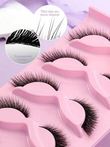 1 Box Of 5 Pairs, Cost-Effective, Meets Multiple Makeup Needs - View 3
