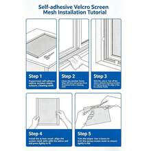 Grey Mesh Grey Trim Mosquito Screen, Home Sliding Window Use, Partial Opening For Ventilation, Customizable Size - Grey Mesh With Grey Edges - View 8