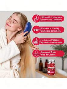 MORE BEAUTY 120/80/40piezas Aceite Capilar en Cápsulas Rojas con Esencia Nutritiva, Suero para Cabello de Fácil Aplicación, Fórmula Ligera con Aceites de Argán, Macadamia y Aguacate, Ideal para Mejorar la Apariencia del Cabello, Dejar Sensación Suave y Agradable, Accesorio Esencial de Belleza para Mujeres Modernas - Rojo - Ver 10