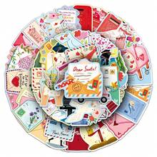 50pcs Cartoon Fairy Tale Letter Stickers Cool Room DIY Waterproof Decoration Suitable For Mobile Phone Computer Wall Skateboard Water Cup Window,Teens Durable Small Gift - Multicolor - View 8