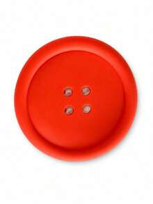 1pc Solid Color Button Shaped Soft Coaster, Non-Slip Heat-Resistant Minimalist Design Suitable For Coffee And Tea Cups, Desktop Protection Pad For Kitchen, Home, Office, Dorm, Party Decor, Eid Al-Adha And Daily Gift Choice, Christmas Atmosphere Small Gift - Multicolor - View 13