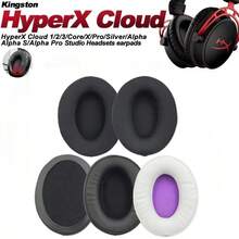 Ear Pads Compatible With Cloud Core / Stinger / Flight / FlightS / Alpha / Silver / X / Pro / Cloud II 2 Gaming Headset - View 1