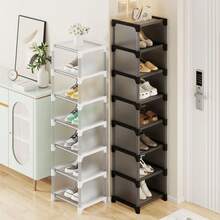 Multi-Layer Dust-Proof & Waterproof Shoe Rack, Small Space Shoe Storage, DIY Assembly Design, Sturdy & Stylish, Portable. Easy Installation & Disassembly, Suitable For Room Shoe Organization, Shoe Tidying, Shoe Storage - View 1