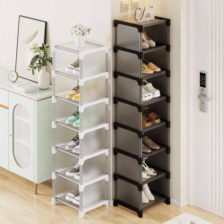 Multi-Layer Dust-Proof & Waterproof Shoe Rack, Small Space Shoe Storage, DIY Assembly Design, Sturdy & Stylish, Portable. Easy Installation & Disassembly, Suitable For Room Shoe Organization, Shoe Tidying, Shoe Storage - View 1