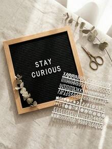 Letter Message Board Decoration Craft DIY Letter Message Board, Suitable For Home Decor, Photo Props, Birthday, Graduation Gifts And More - 1PC - View 2