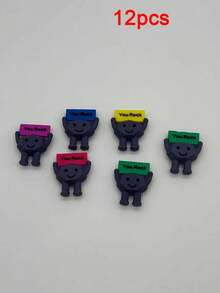 10/5/1pc "You Rock" Bulk Gift Set, Mini You Rock Inspirational Positive Energy Gift, You Rock Mini Micro Figure Decor, Inspirational You Rock Mini Figure Encouragement Birthday Gift, Suitable For Colleagues, Employee Recognition And Appreciation - One Size Fits All - View 11