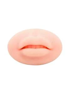 1pc 3D Realistic Silicone Lip Tattoo Practice Skin, Reusable - Multicolor - View 12