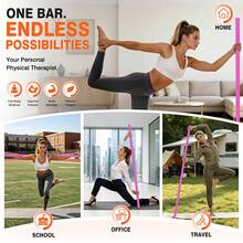 Adjustable Steel Yoga Stretching Bar, Flexible Fitness Equipment For Stretching, Posture Correction And Relieving Shoulder And Back Fatigue - A - View 6