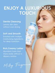 1 Buah Sabun Mandi Susu LAIKOU dengan Wangi Tahan Lama, 200ml Efek Melembapkan Pembersih Dasar Melembapkan dan Memberikan Kenyamanan untuk Wanita Semua Jenis Kulit Spa - Gel mandi 200ml - View 4