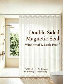 Adjustable And Foldable All-In-One Shower Rod, Waterproof Shower Curtain Set, Bathroom Accessories, Patio, Curtain, Shower Curtain, Bathroom, Bathroom Accessories, Drying Rack, Multi-Angle Adjustable Design, Suitable For Various Bathroom Layouts - Bathroom Set - View 12