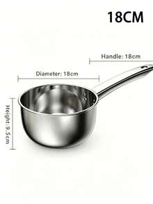 Stainless Steel Multi-Function Soup Pot Long Handle Ladle Kitchen Home Camping Cooking Pouring Serving Hot Milk Soup Pot - View 11