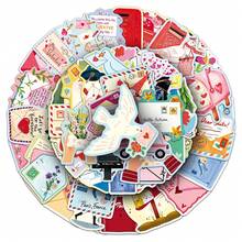 50pcs Cartoon Fairy Tale Letter Stickers Cool Room DIY Waterproof Decoration Suitable For Mobile Phone Computer Wall Skateboard Water Cup Window,Teens Durable Small Gift - Multicolor - View 6