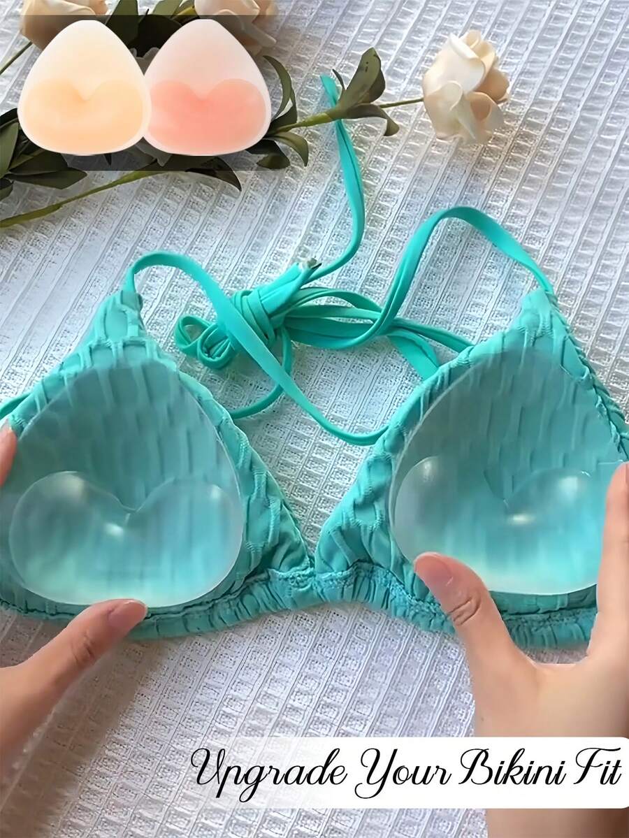 1pc Invisible Silicone Breast Pads - Swimsuit Support & Push-Up Pads ...