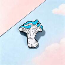 1pc Fun Mushroom Man Series Alloy Badge Creative Exquisite Niche Mushroom Man Butt Shaped Brooch Backpack Pin Accessory Jewelry - Multicolor - View 9