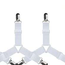 Adjustable Elastic Bed Sheet Fastener Set, Knitted Bed Sheet Fixer, Non-Slip Clips, Suitable For Mattress, Sofa And Tablecloth, Universal Bed Sheet Clips, Triangular Bed Sheet Fixer, Bed Sheet Clips, Adjustable Bed Sheet Suspenders, Mattress Clips, Used For Mattress Covers - Multicolor - View 10