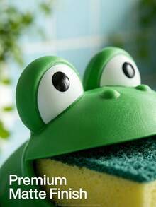 1/2pcs Cute Frog Soap Dish Soap Holder Cute Cartoon Animal Soap Rack And Sponge Storage Rack Space-Saving Bathroom Kitchen Sink Soap And Cleaning Sponge Storage Rack Home Decor Daily Use Bathroom Accessories Autumn Home Decor Christmas - Multiple Styles - View 6