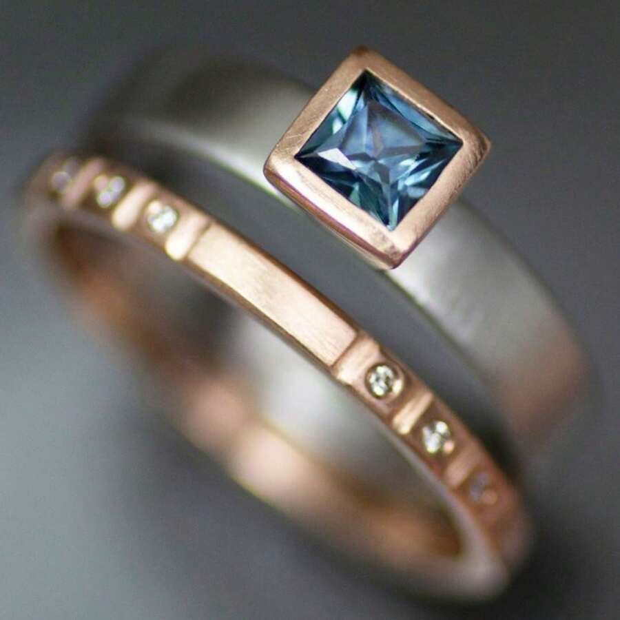 Exquisite Women's Ring Set, Suitable For Daily Casual And Commuting Scenes, Atmospheric Personalized Rings - Silver - View 1