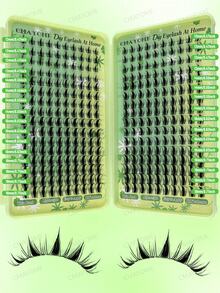 320簇假睫毛 12-18mm 自然款，多款可選包括纖細、動漫、娃娃款，含睫毛膠、密封劑、鑷子、睫毛刷，適合日常佩戴與Cosplay - 彩色 - 查看 6