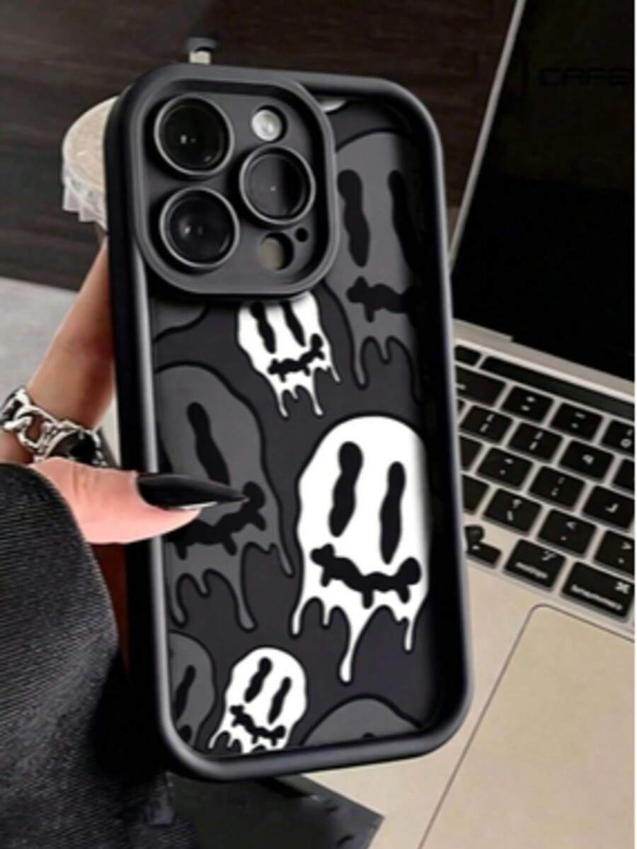 New Premium Grooved Soft-Touch Thick Anti-Drop Painted Phone Case Protective Cover - Multicolor - View 1