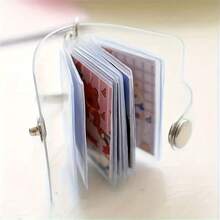 2pcs/4pcs 1 Inch Shiny White Mini Photo Album Keychain, Women's Novelty Keyring, Simple Insertable ID Card Holder, Suitable For Home, Party, Wedding And Birthday - Plastic Photo Album With Stainless Steel Lobster Clasp And Iron Key Ring, Colorful Inner Pages For Scrapbooking, Baby Shower, Commemorative Gift - Various - View 8