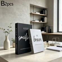 1/2/3pcs Modern Decorative Books, Foldable Faux Books, Coffee Table Faux Books, Bookshelf Display Books, Home Office Decor - Decor Book - View 7