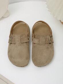 Cork Thick Sole Slippers All-Season Outdoor Comfortable Slippers Retro Casual Closed-Toe Slippers Student Slippers - Khaki - View 6