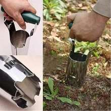 1PC Manual Transplanting Tool, Seedling Hole Puncher, Cylindrical Transplanting Tool, Gardening Hole Punching And Transplanting Tool, Cylinder Body With Built-In Opening And Closing Structure, Soil Automatically Drops Off When Lifted, No Need To Dig Soil Manually, Suitable For Home Vegetable Garden, Garden, Vegetable Patch, Balcony Potted Plants, Used For Transplanting Vegetable Seedlings, Flower Seedlings, Hole Punching And Sowing - Manual Transplanter - View 8