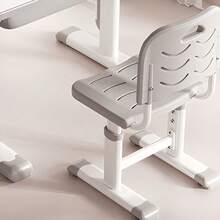 1 Pc Student Desk And Chair Set, Height‑Adjustable Desk And Chair, Desktop Equipped With Reading Stand And Pen Holder Storage Position, Built‑In Drawer Storage Space, Suitable For Study Use In Home Studies And Bedrooms - A - View 7