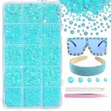 12000pcs Clear AB Rhinestones For Dazzling Kits, Dazzling Resin Gems 2/3/4/5/6mm For Handmade, Flat Back Rhinestones For Craft DIY Glassware - Multicolor - View 26