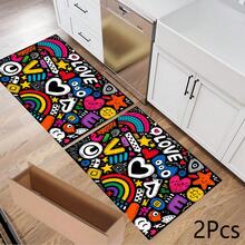 Printed Pattern Drainage Mat/Absorbent Mat/Drying Mat For Coffee Machine And Tableware - Absorbent Polyester Tabletop Protector With Rubber Non-Slip Backing, For Kitchen Countertop Decoration - Home Bar And Dining Table Placemat - Multicolor - View 11