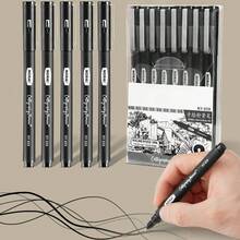 1 cây/8 cây/16 cây bút vẽ kỹ thuật/bút liner nét mảnh chính xác cho nghệ sĩ, chống nước, ngòi trung bình, phù hợp để phác thảo và tài liệu văn phòng - Bộ - Xem 8