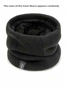 1pc Unisex Outdoor Neck Warmer, Suitable For Cycling, Hiking And Mountaineering In Autumn/Winter, Fashionable And Versatile, Warm And Comfortable, Autumn Decoration, Winter Warmth - A - View 4