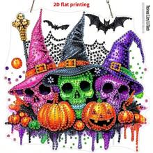 Halloween Coffee Hanging Decor Set, Spooky Latte Style, Suitable For All Ages, Sun Catcher Hanging Ornament, Window And Wall Decoration, Handmade Activity, For Latte Themed Decor - A - View 7