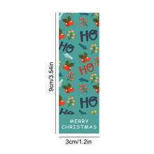 30pcs Christmas Rectangular Stickers Gift Box Seal Labels Self-Adhesive Packaging Supplies Candy Bag Seal Stickers - Multicolor - View 3