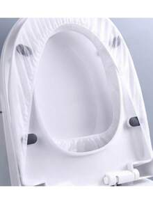 50/30/10pcs Disposable Toilet Seat Covers, Individually Wrapped, Portable Travel & Business Use, Suitable For Public Restrooms, Airplanes, Camping, Home Use - White - View 3