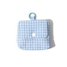 1pc Simple And Portable Fabric Checkered Zero Wallet Earphone Coin Storage Bag Candy Series Mini Aunt Towel Small Bag Sanitary Towel Storage Bag - Multicolor - View 13