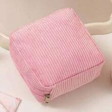 1 Cartoon Sanitary Napkin Storage Bag, Tissue Storage Bag, Lipstick Cosmetic Bag, Toilet Paper Storage Bag, Multi-Functional Sanitary Napkin Storage Bag, Large Capacity Simple Portable Bag - Multicolor - View 1