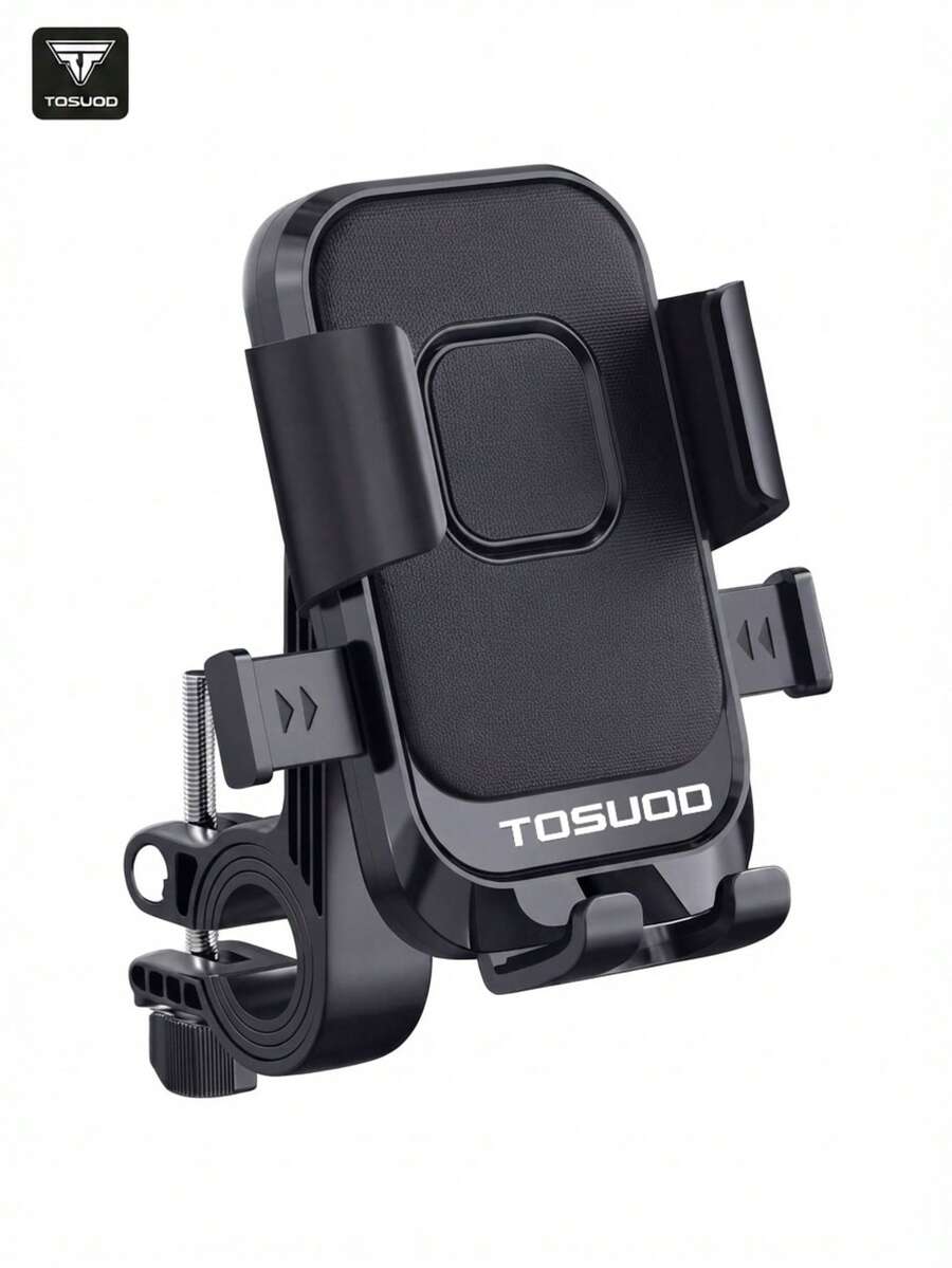 TOSUOD Bicycle Phone Holder [1s Auto Lock] Motorcycle Phone Holder, [10s Quick Install] Handlebar Phone Holder, Suitable For All Phones - Multicolor - View 1
