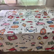 Printed Flannel Blanket, Soft & Lightweight All-Season Air Conditioning Blanket, Portable Warm Blanket Suitable For Student Dorm, Bedroom, Sofa Decoration - Multicolor - View 8