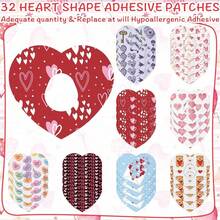 32/8/4 Pieces Of Geisailie Adhesive, G7, CGM Patch, Heart-Shaped Tape Sticker, Waterproof And Sweat Proof Sensor Cover, Flexible And Breathable, Pre Cut, Durable And Long-Lasting - View 4