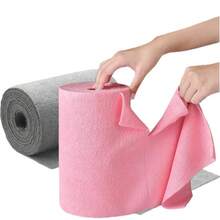 1 Roll/Approx. 50 Sheets Extra Large Car Towel Roll, Car Cleaning Towel Roll, Reusable Cleaning Cloth, Easy-Tear Towel Roll Rag, Reusable Cleaning Wet Wipes, Household Kitchen Towel Roll - Multicolor - View 7
