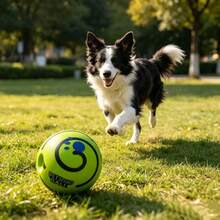 1pc Large Wobbling Dog Toy Ball, Makes Funny Rattling Sound When Shaken, Squeaky Dog Toy Ball, Teething Ball, Training Teeth Cleaning Ball, Suitable For Indoor And Outdoor Use, Gift For Medium And Large Dogs - Multicolor - View 7